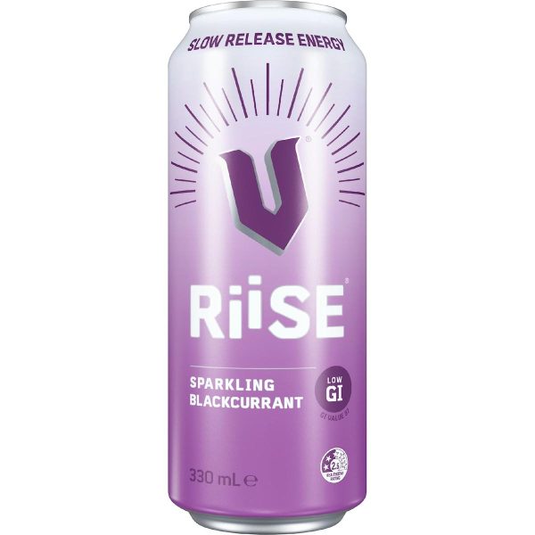 V Energy Rise Sparkling Blackcurrant Drink Can 330ml X 2 Cans