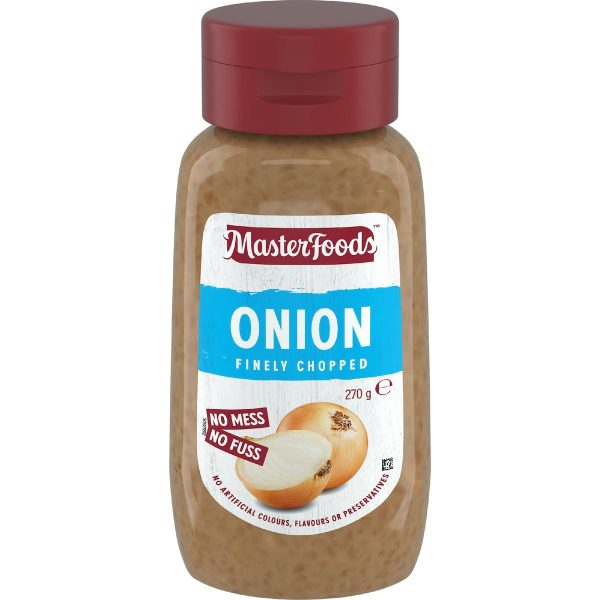 Masterfoods Onion Finely Chopped Bottle Squeeze 270g