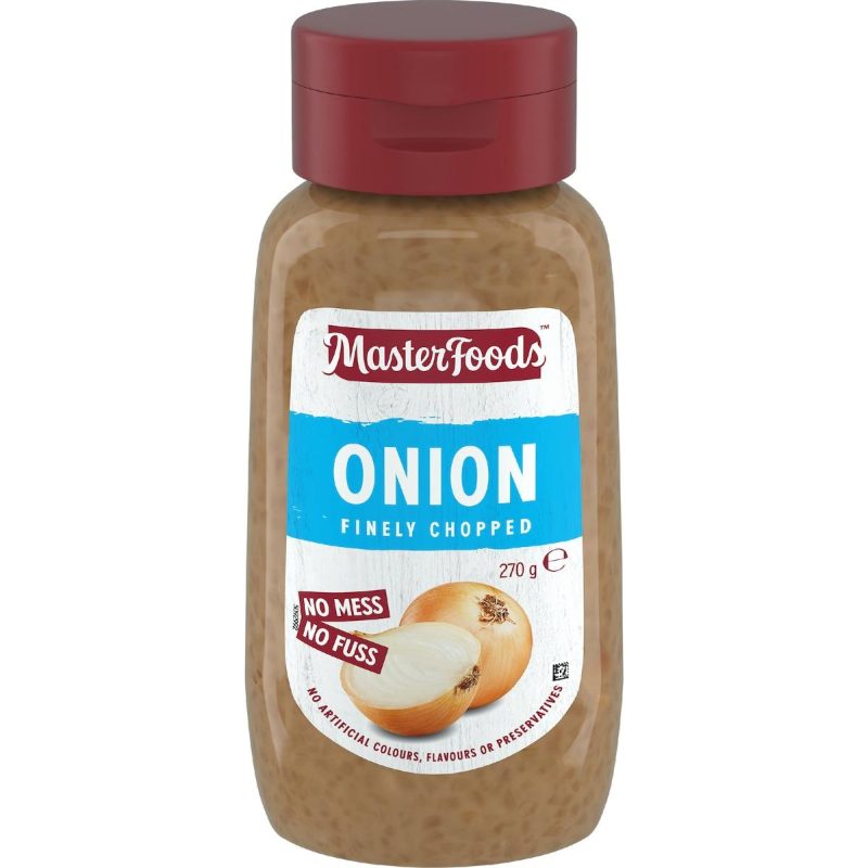 Masterfoods Onion Finely Chopped Bottle Squeeze 270g