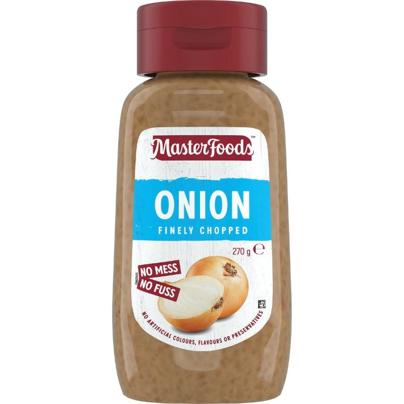 Masterfoods Onion Finely Chopped Bottle Squeeze 270g