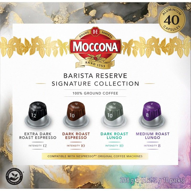 Moccona Barista Reserve Signature Collection Coffee Pods 40 Capsules