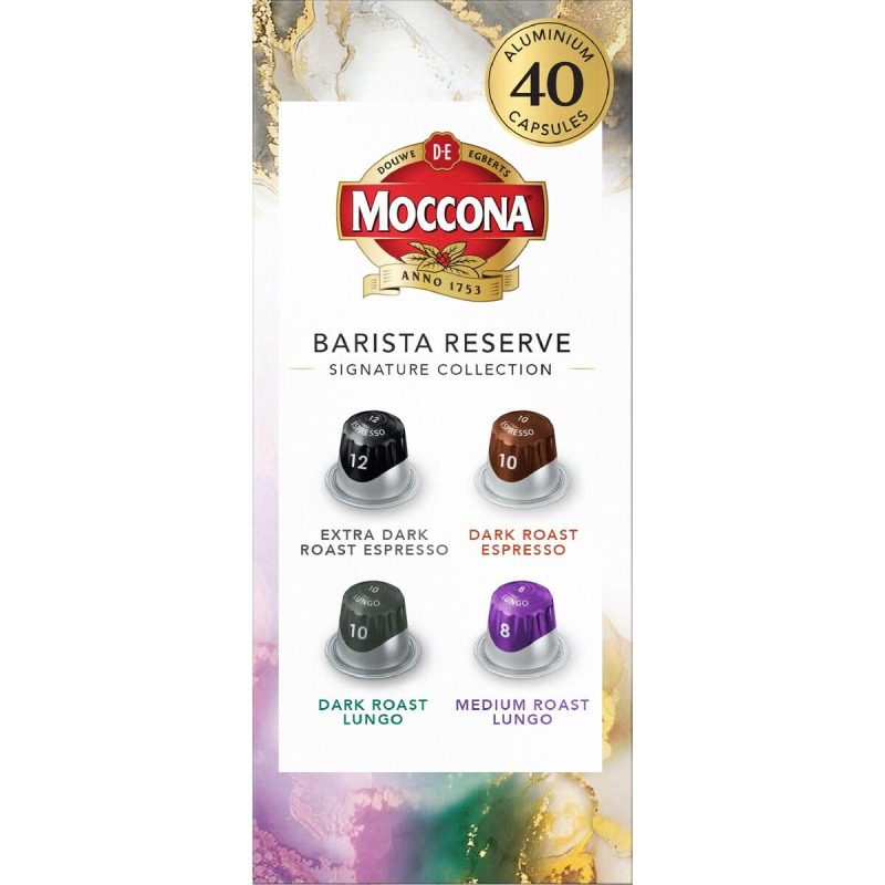 Moccona Barista Reserve Signature Collection Coffee Pods 40 Capsules