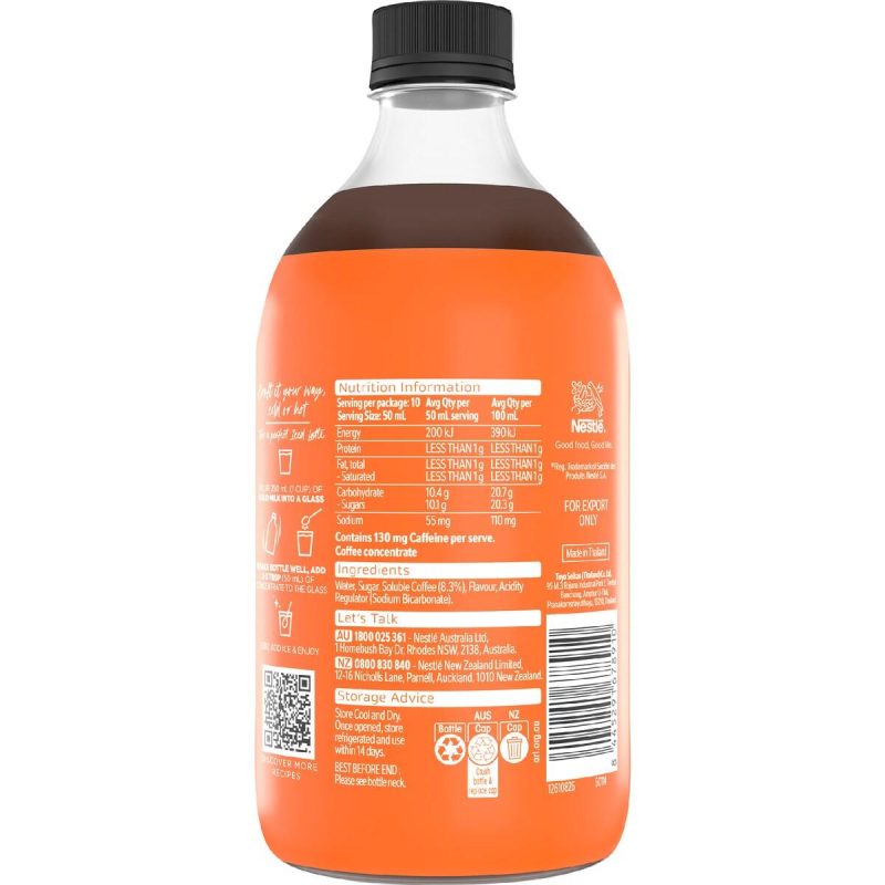 Nescafe Espresso Concentrate Rich Caramel Syrup 500ml