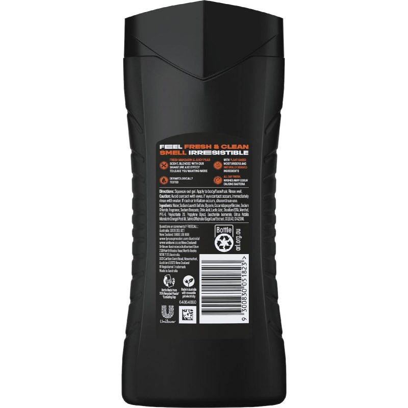 Lynx 3 In 1 Body Face Hair Wash Smell Ready 400ml