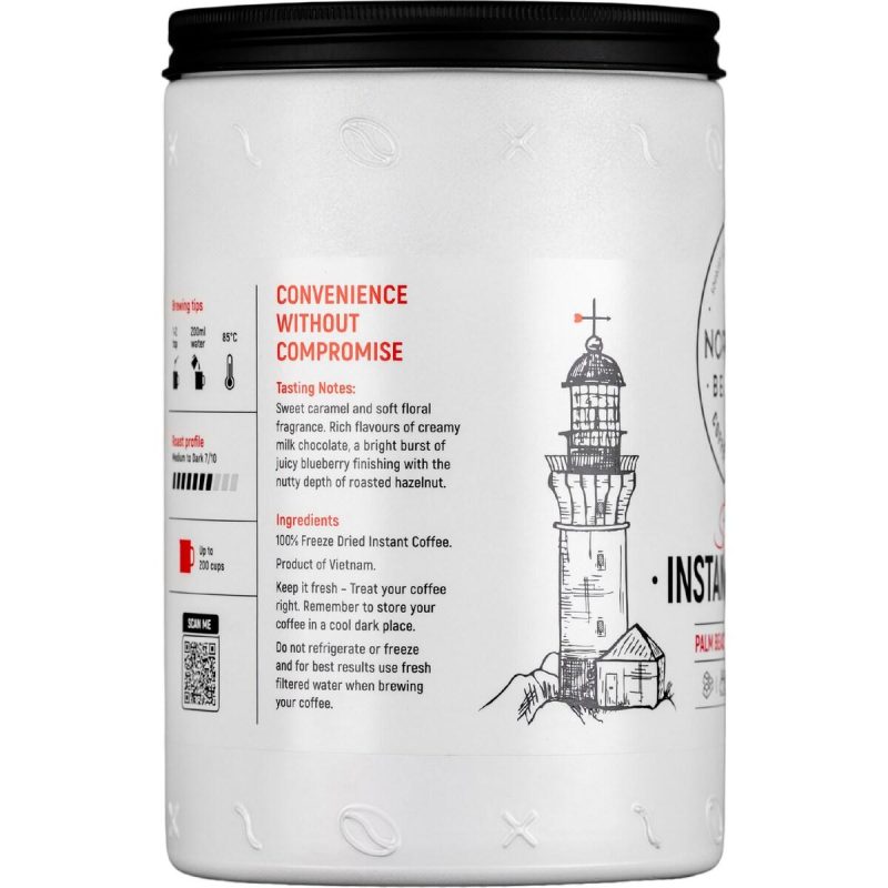 Northern Beaches Specialty Instant Coffee Palm Beach Blend Tub 400g