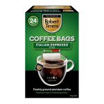 Robert Timms Italian Espresso Style Instant Coffee Bags 24 Pack