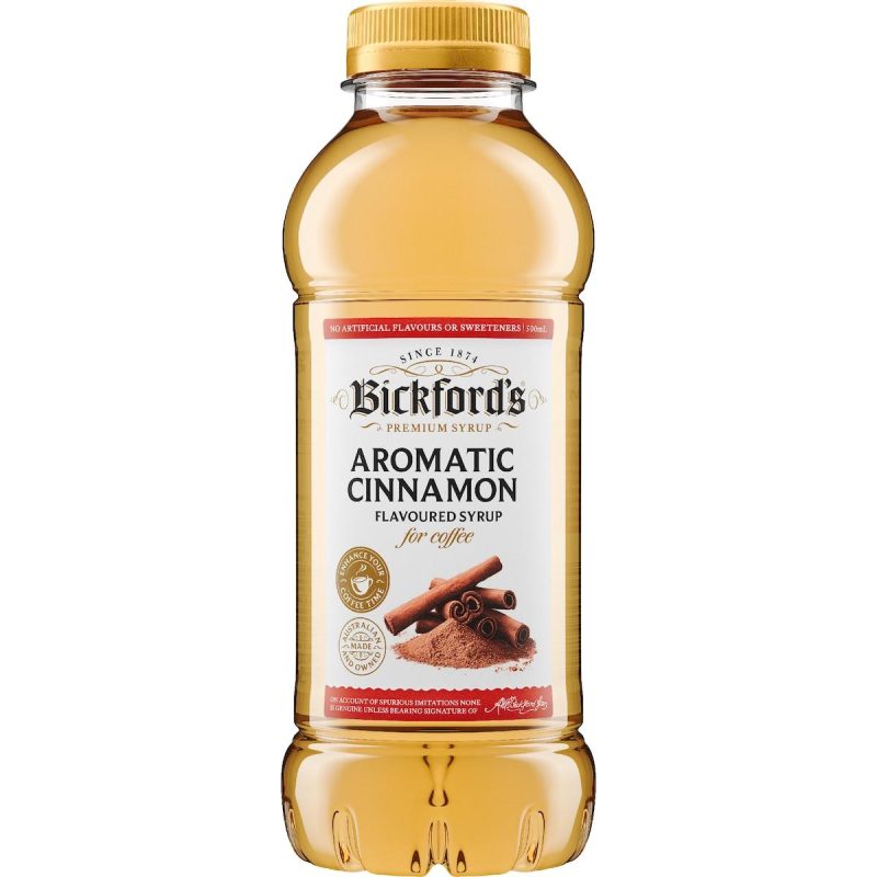 Bickfords Aromatic Cinnamon Coffee Syrup 500ml