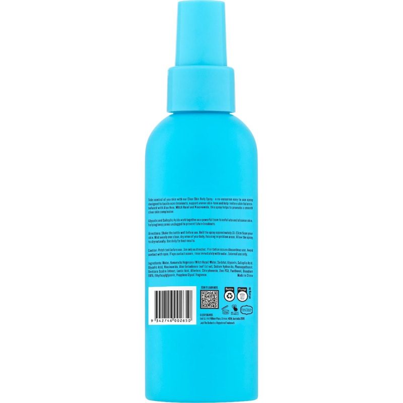 Jack The Barber Clear Skin Body Spray With Salicylic Acid 150ml