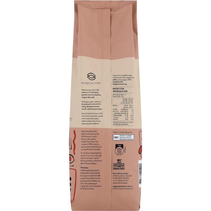 Indulge Your Senses Chocolate Milk Drinking Powder Pouch 1kg