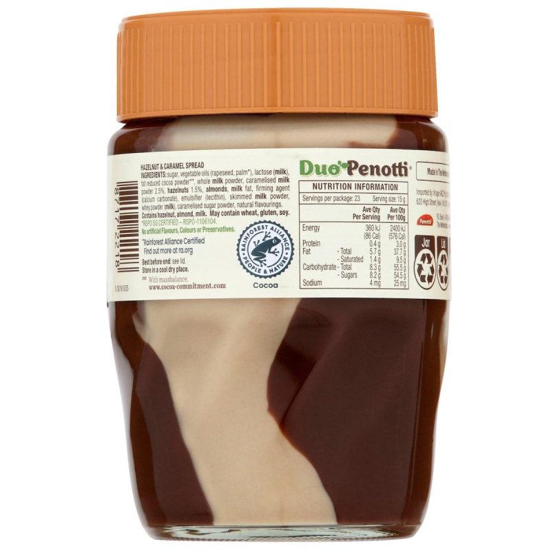 Duo Penotti Hazelnut Caramel Spread 350g