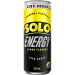 Solo Lemon Zero Sugar Energy Drink Can 250ml X 4 Cans