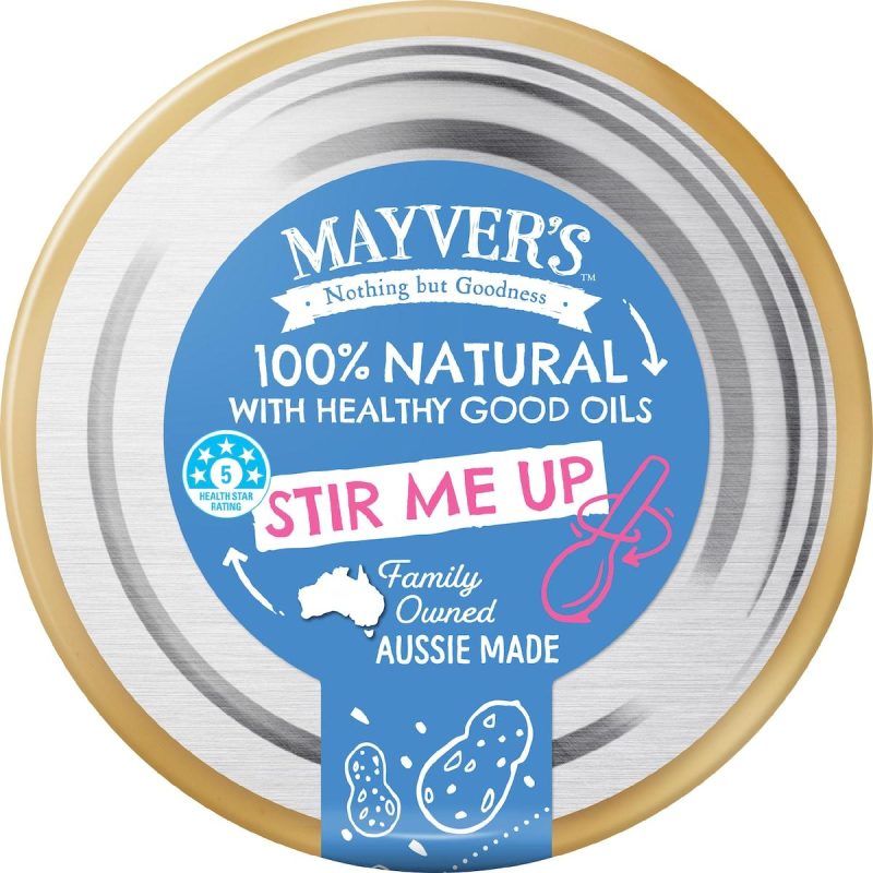 Mayvers Smooth Sweet and Salty Peanut Butter 375g