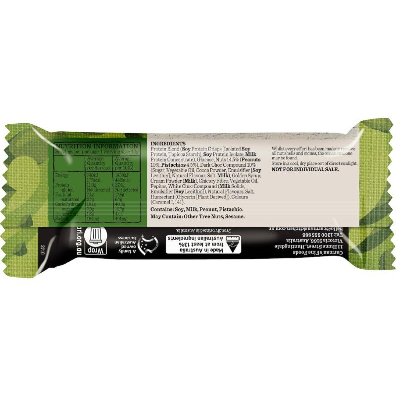 Carmans Protein Pistachio Delight Bars 5 pack