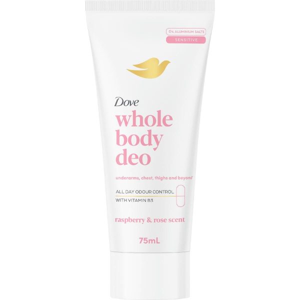 Dove Women Whole Body Deodorant Cream Raspberry Rose 75ml