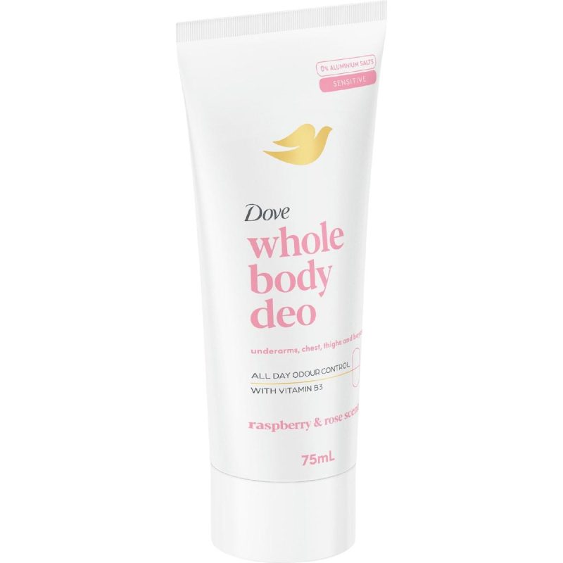 Dove Women Whole Body Deodorant Cream Raspberry Rose 75ml