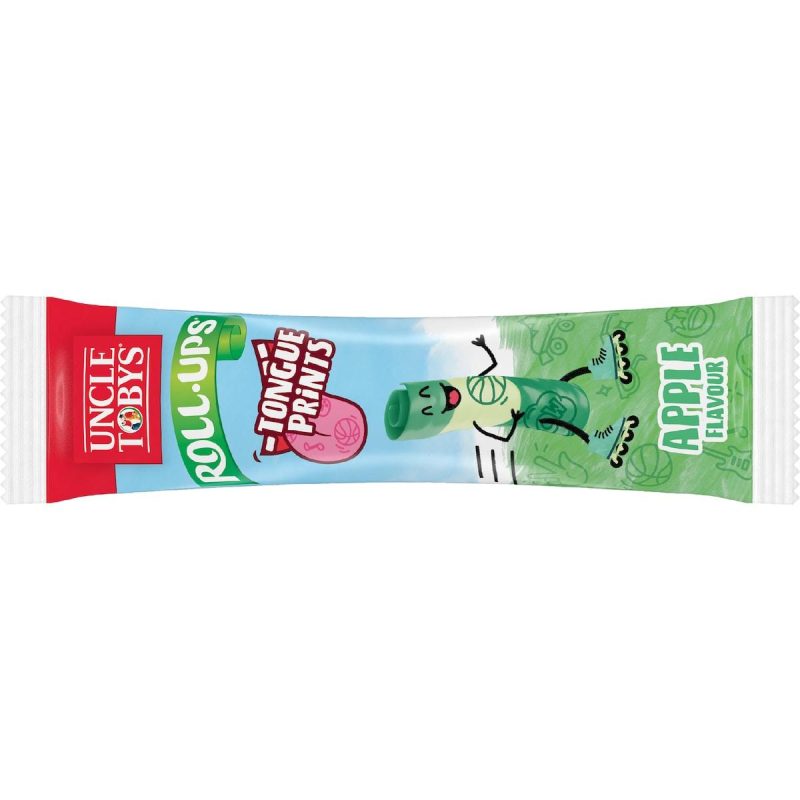 Uncle Tobys Roll Ups Apple Kids Fruit Chewy Snacks 6 Pack