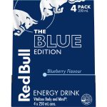 Red Bull Blue Edition Blueberry Energy Drink 250ml X 4 Pack
