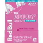 Red Bull Berry Edition Forest Fruits Energy Drink 250ml X 4 Pack