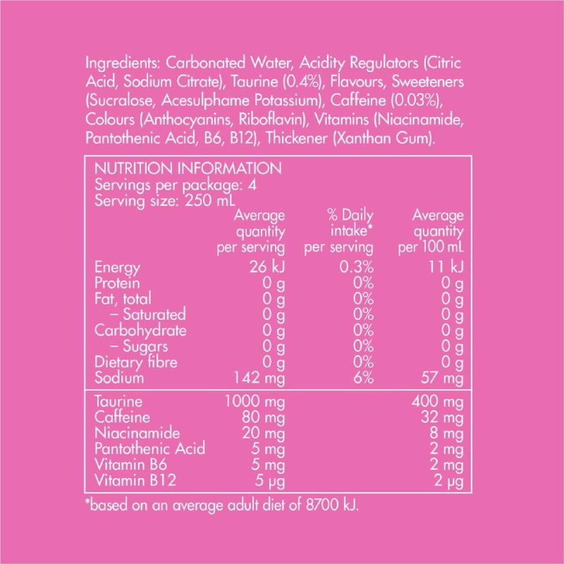 Red Bull Berry Edition Forest Fruits Energy Drink 250ml X 4 Pack