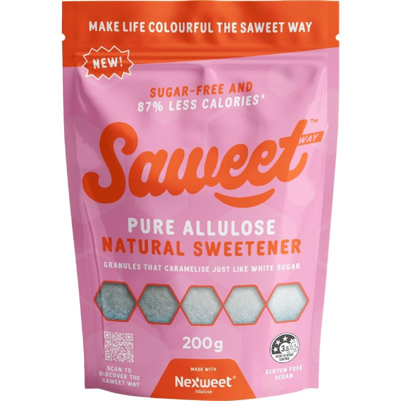 Saweet Pure Allulose Natural Sweetener 200g