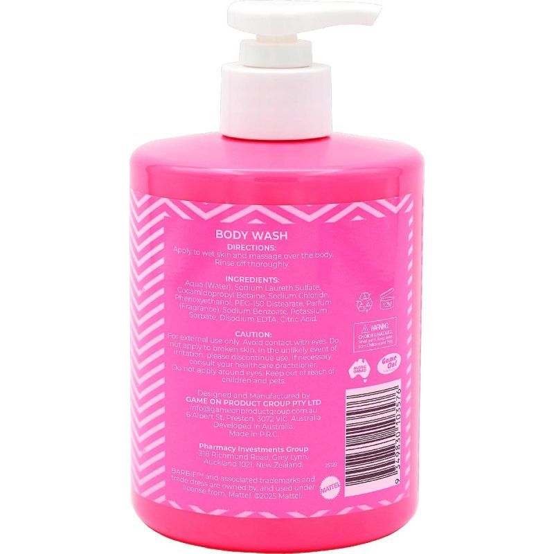 Barbie Body Wash Bubble Gum 500ml