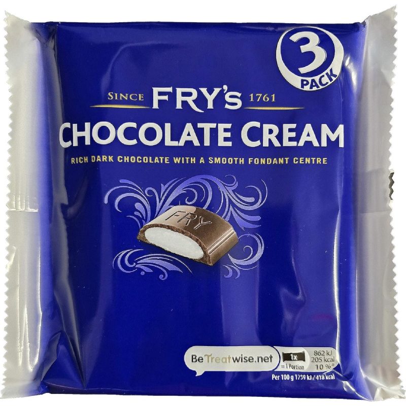 Frys Chocolate Cream Bar 49g X 3 Bars