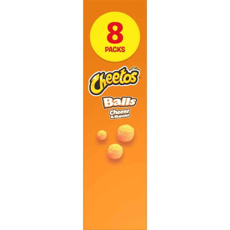 Cheetos Cheese And Bacon Balls Multipack 8 Pack 136g