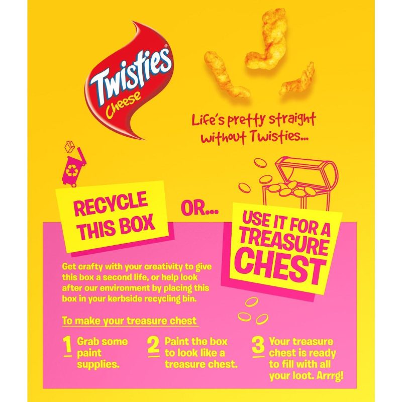 Twisties Cheese Multipack 8 Pack 152g