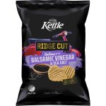 Kettle Ridge Cut Potato Chips Balsamic Vinegar And Sea Salt 165g