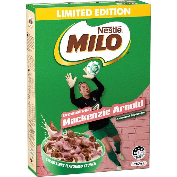 Nestle Milo Chocolate Strawberry Breakfast Cereal 340g