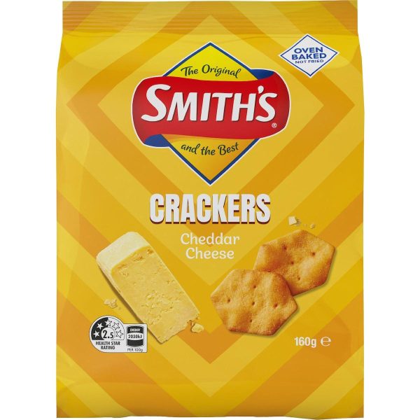 Smiths Crackers Cheddar Cheese 160g