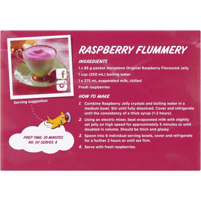 Aeroplane Raspberry Jelly Powder 85g