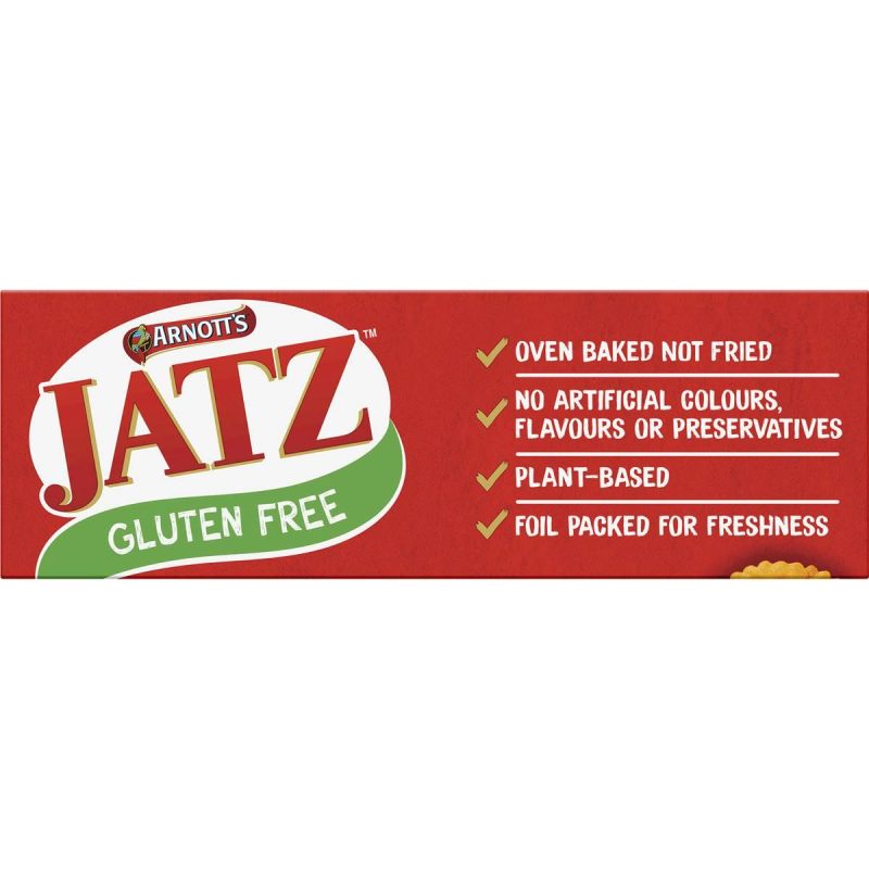 Arnotts Jatz Gluten Free Crackers Biscuits 130g