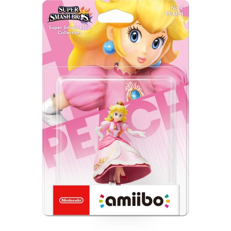 Super Mario Princess Peach Nintendo Amiibo Figure