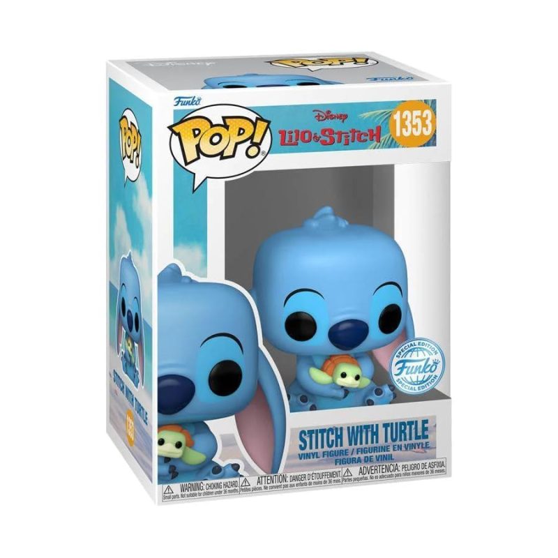 Stitch With Turtle Pop! Vinyl #1353