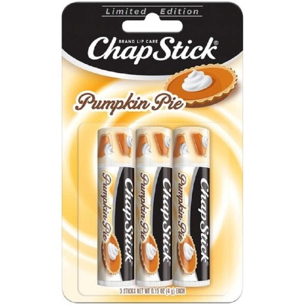 Chapstick Pumpkin Pie Lip Balm 3 Pack