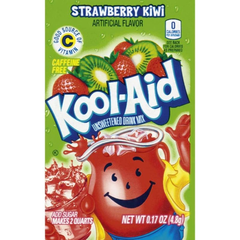 Kool Aid Instant Drink Mix Powder Strawberry Kiwi Flavour Sachet 3.9g