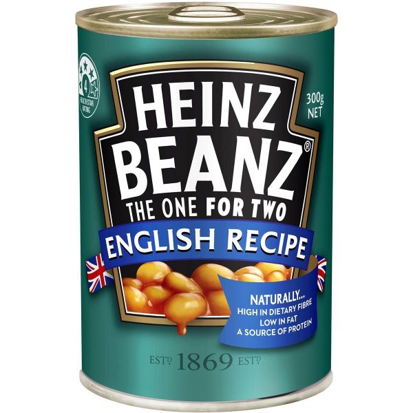 Heinz Baked Beans English Recipe Can 300g