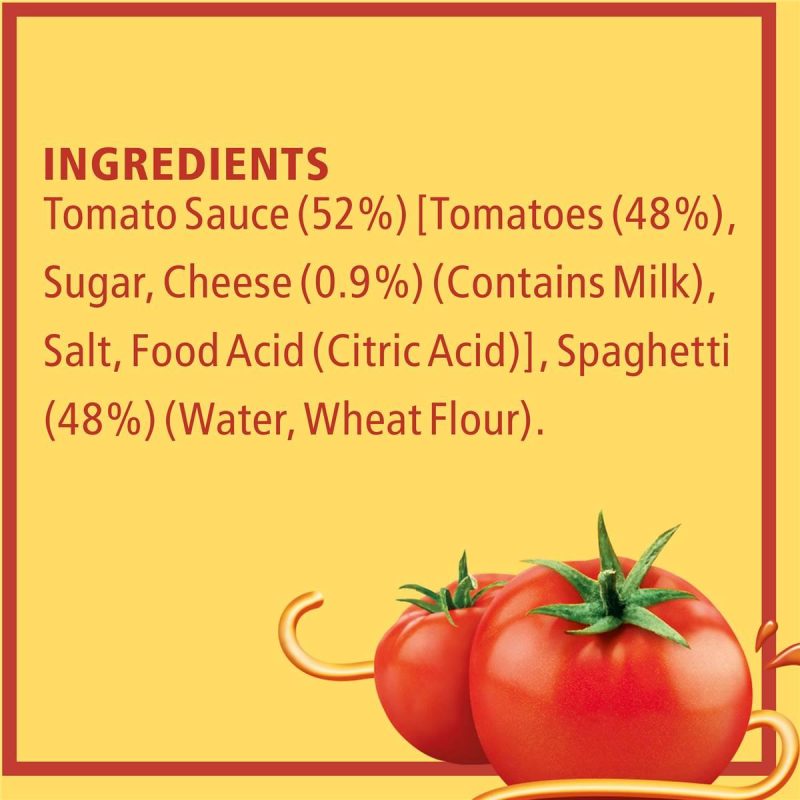 Heinz Spaghetti Extra Cheesy and Tomato Sauce Can 300g