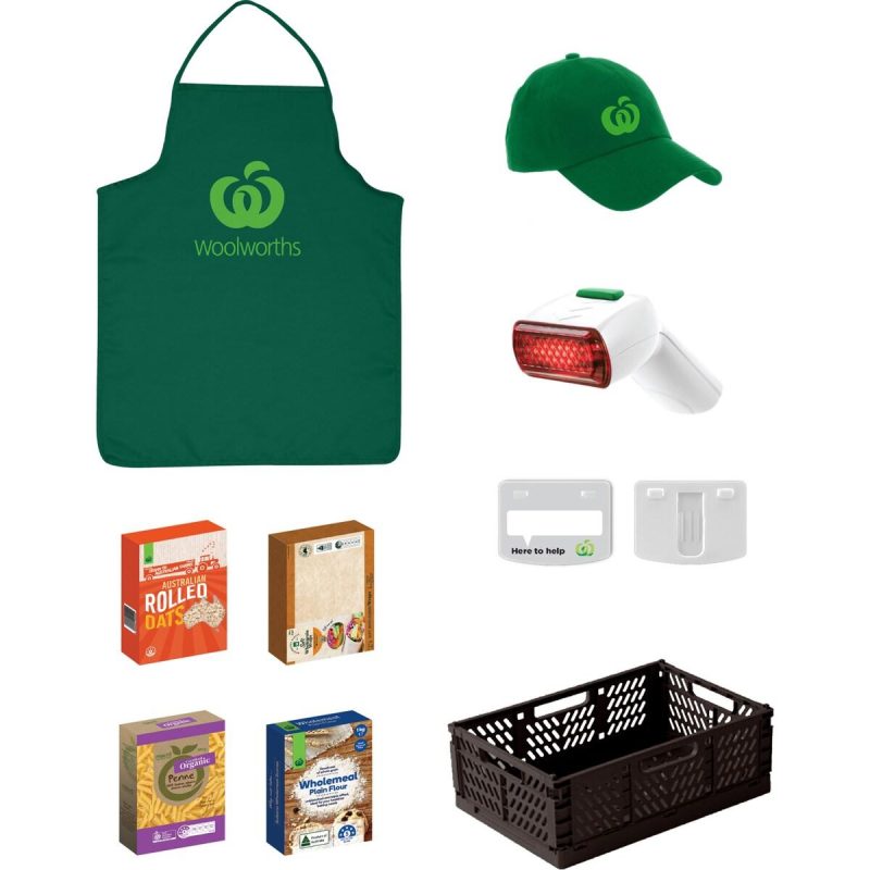Woolworths Woolies Mini Supermarket Cashier Dress Up Set for Kids