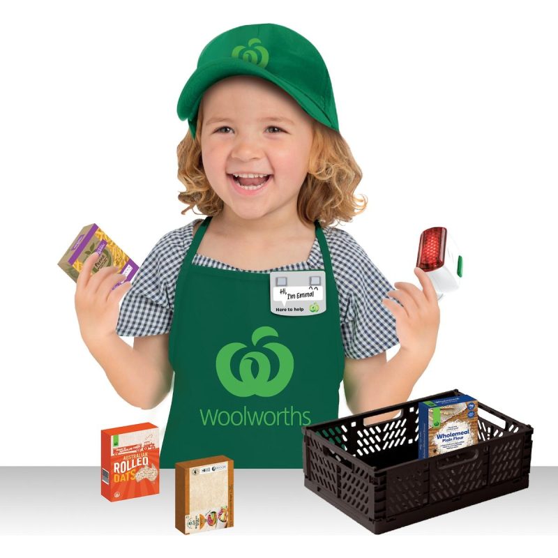 Woolworths Woolies Mini Supermarket Cashier Dress Up Set for Kids