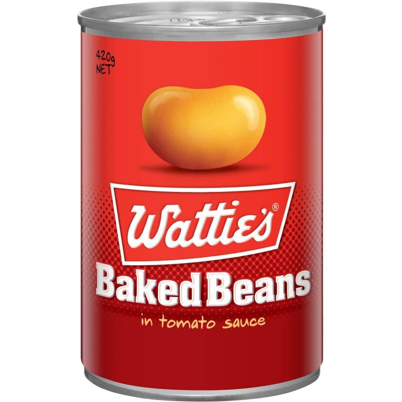 Watties Baked Beans In Tomato Sauce Can 420g