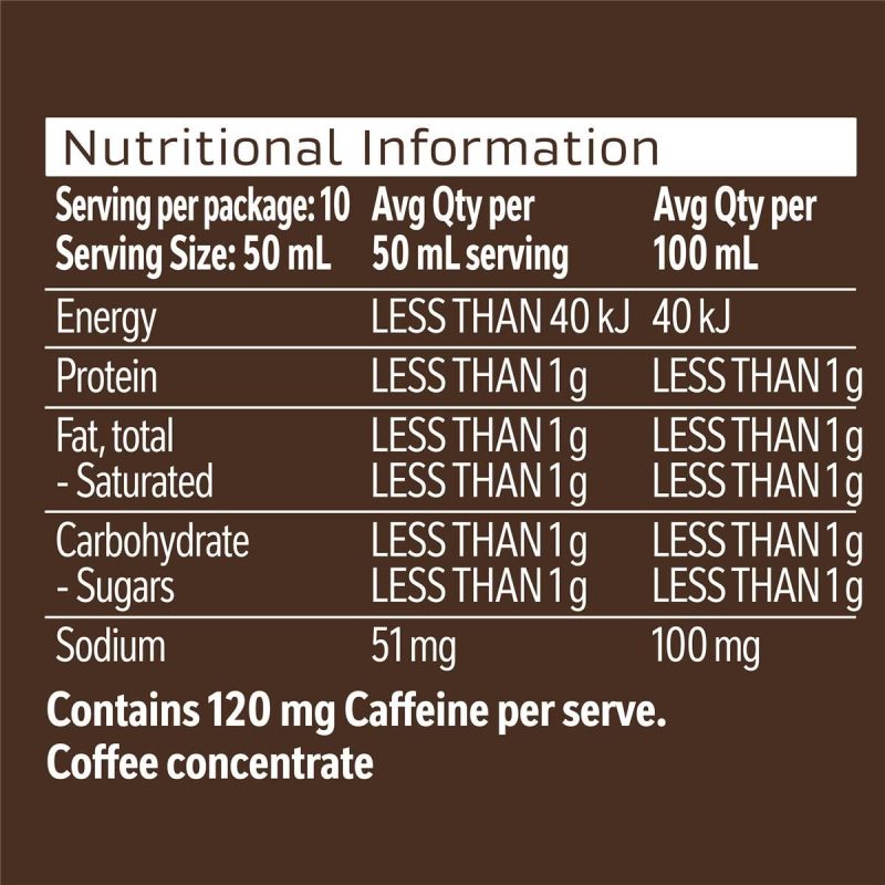 Nescafe Espresso Concentrate Black Syrup 500ml