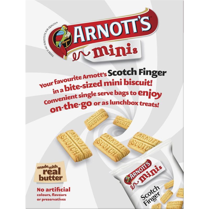 Arnotts Mini Scotch Finger Multipack Biscuits 8 Pack