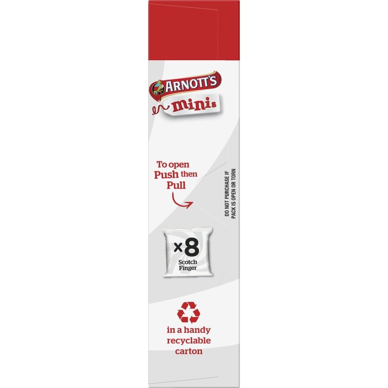 Arnotts Mini Scotch Finger Multipack Biscuits 8 Pack