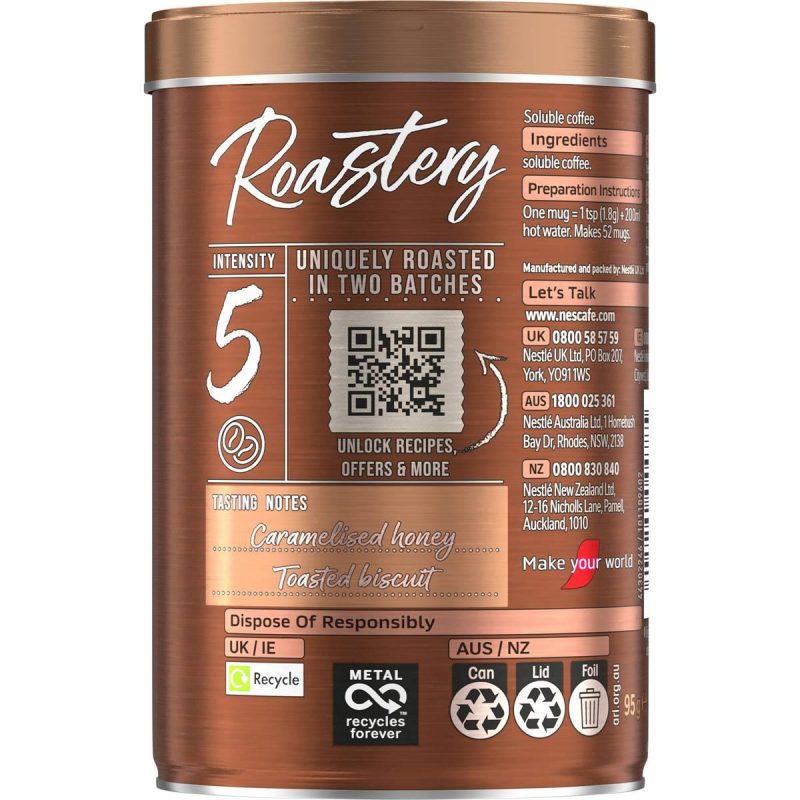 Nescafe Roastery Light Roast Smooth and Delicate Coffee 95g