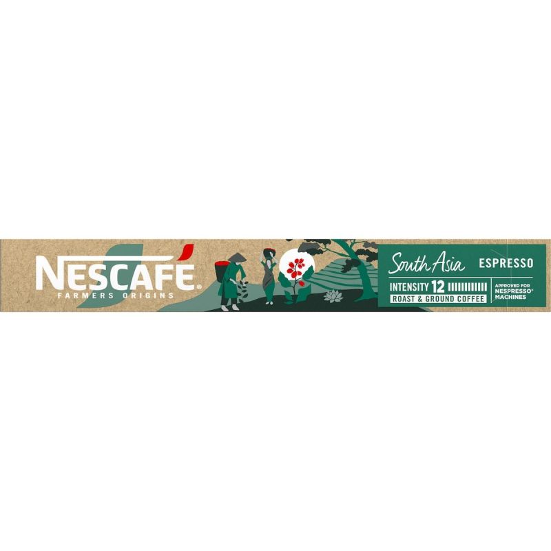 Nescafe South Asia Espresso Coffee Pods Capsules 10 Pack