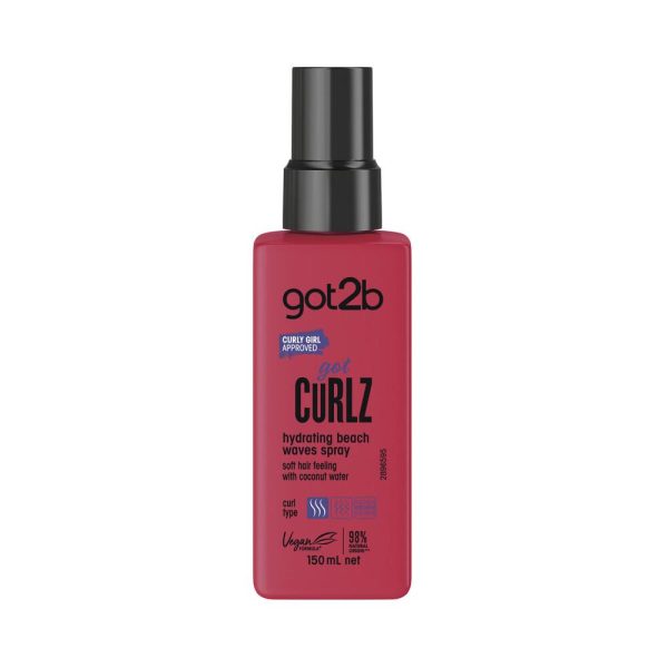 Schwarzkopf Got2b Curlz Hydrating Beach Waves Curl Spray 150ml