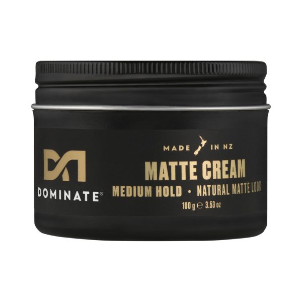 Dominate Matte Hair Cream Medium Hold Natural Look 100g