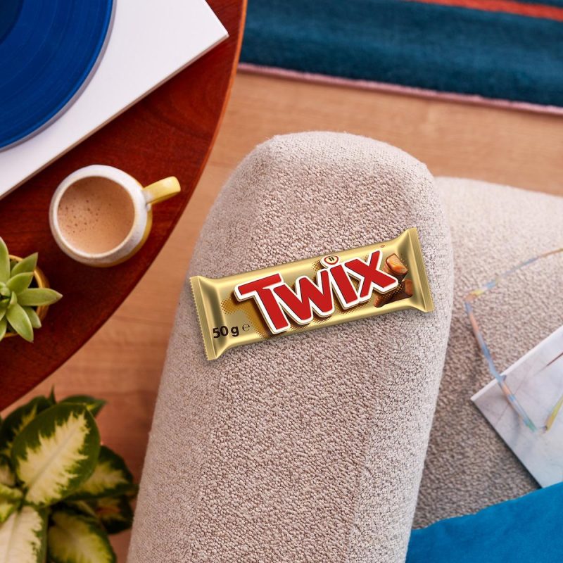 Twix Milk Chocolate Bar With Caramel Biscuit 50g X 6 Bars